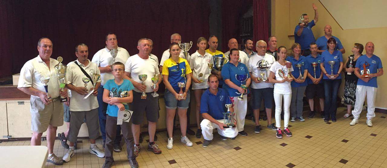 Remise des prix du tournoi d'août 2016